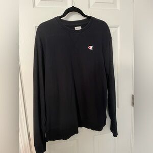 Champion black crewneck